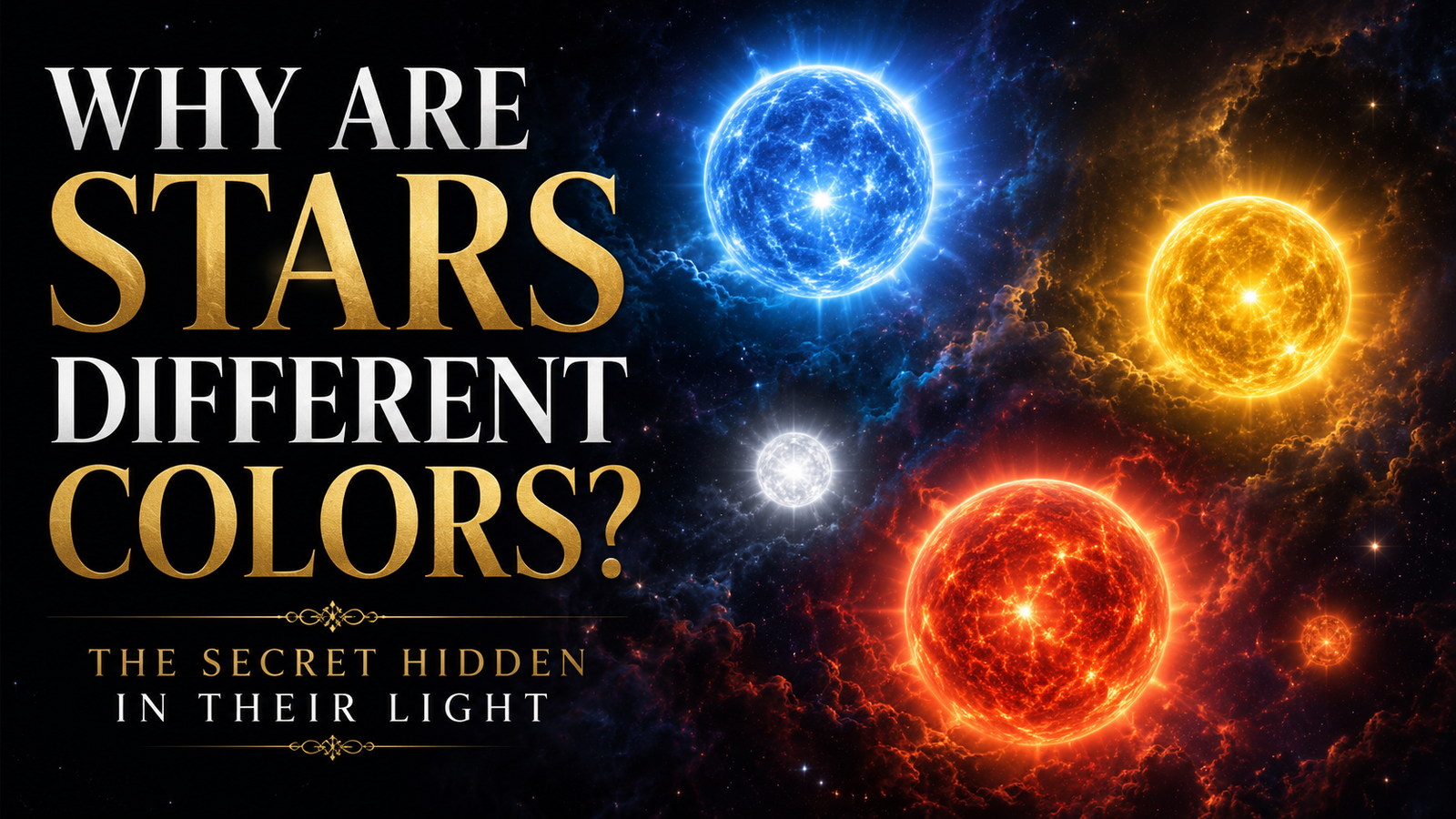 Why Are Stars Different Colors? The Hidden Meaning Behind Blue, Red, and Golden Stars