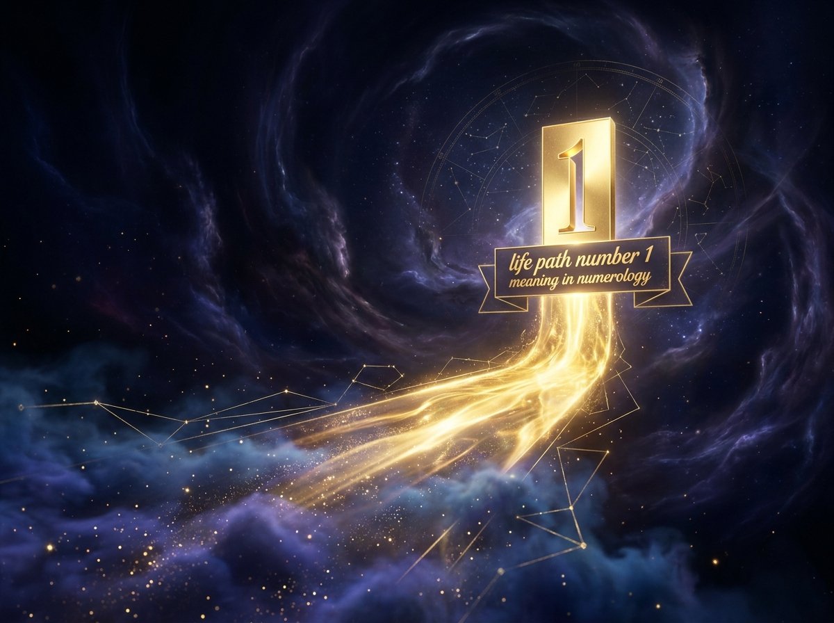 A bold illuminated path moving forward representing the pioneering energy of Life Path Number 1