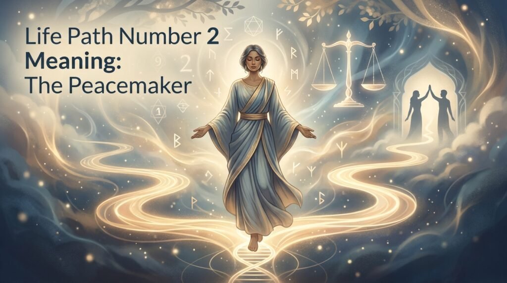 Step-by-step visual guide on how to calculate your Life Path Number using the traditional Pythagorean method.